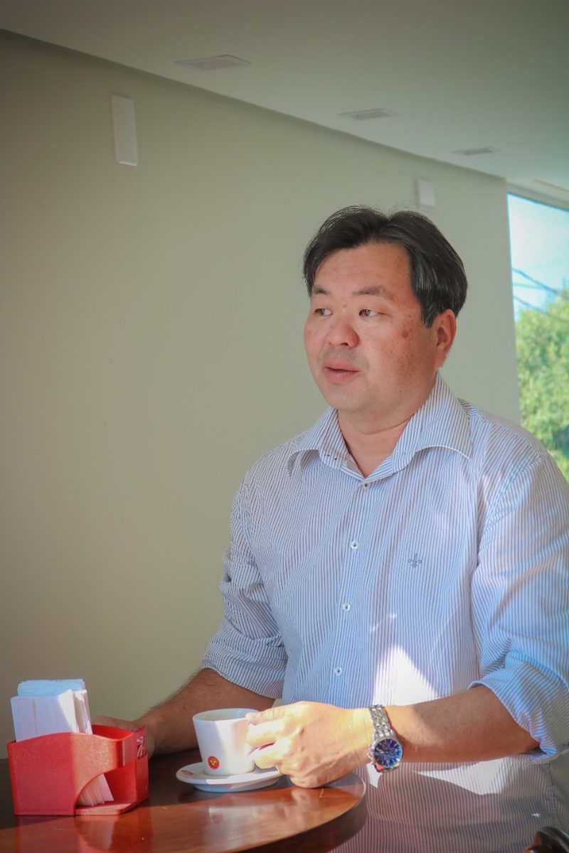 Edson Sassaki, produtor de banana prata em Pirapora (MG)